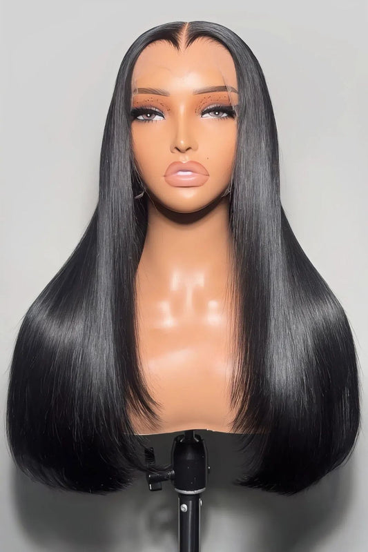 24 Inch luxury Gluless Black human hair