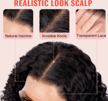 5X5 Gluless curly wig - Human hair