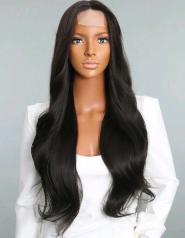 26Inch Black Stacey Human Blend hair