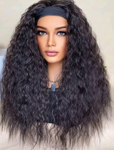 Headband wig - 20inch waterwave Human blend