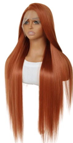 Dark Orange Long lace Human Blend