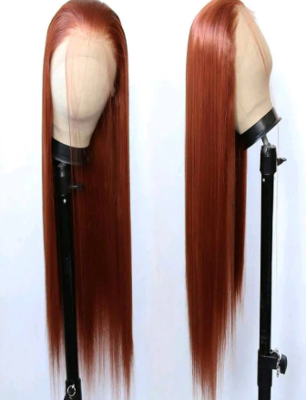 Dark Orange Long lace Human Blend